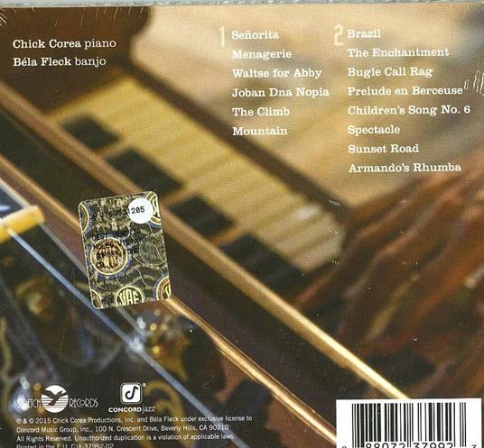 Two - CD Audio di Chick Corea,Béla Fleck - 2