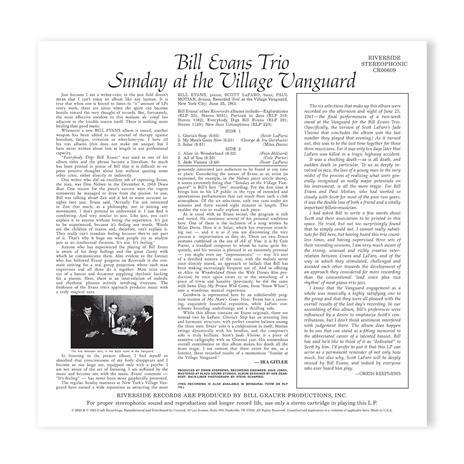 Sunday at the Village Vanguard - Vinile LP di Bill Evans - 3