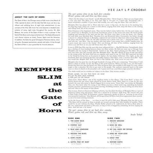At the Gate of Horn - Vinile LP di Memphis Slim - 2