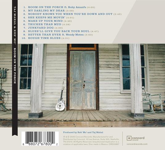 Room on the Porch - CD Audio di Taj Mahal,Keb' Mo' - 2