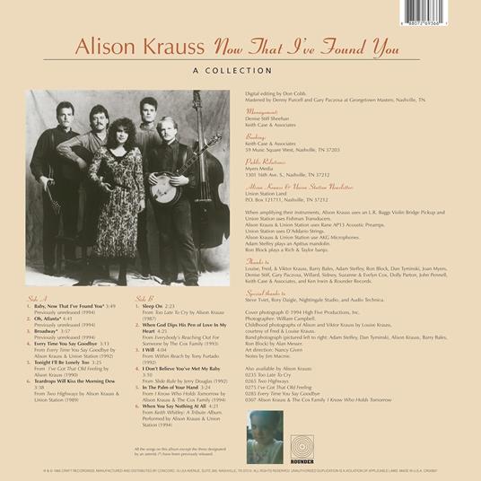 Now That I've Found You - Vinile LP di Alison Krauss - 2