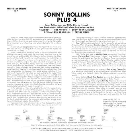Plus 4 - Vinile LP di Sonny Rollins - 2