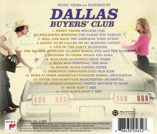 Dallas Buyers Club (Colonna sonora) - CD Audio - 2