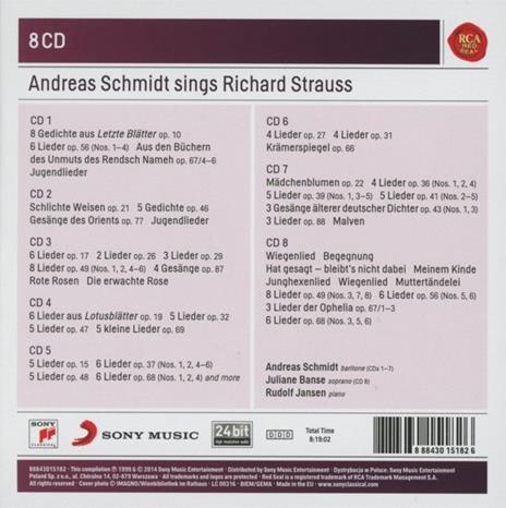 Lieder - CD Audio di Richard Strauss,Andreas Schmidt - 2