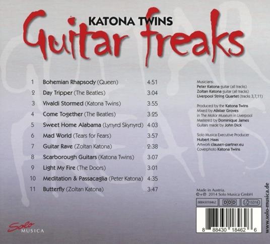Guitar Freaks - CD Audio di Katona Twins - 2