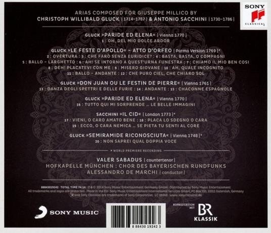Le belle immagini - CD Audio di Christoph Willibald Gluck,Alessandro De Marchi,Hofkapelle München,Valer Sabadus - 2