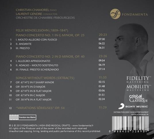 Concerti per pianoforte - Musica per solo pianoforte - CD Audio di Felix Mendelssohn-Bartholdy - 2