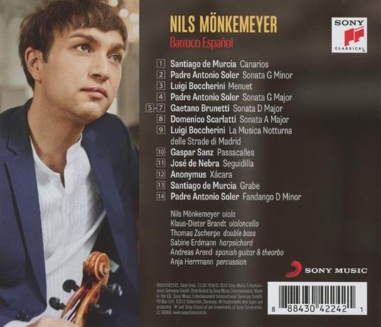 Barroco Espanol - CD Audio di Nils Monkemeyer - 2