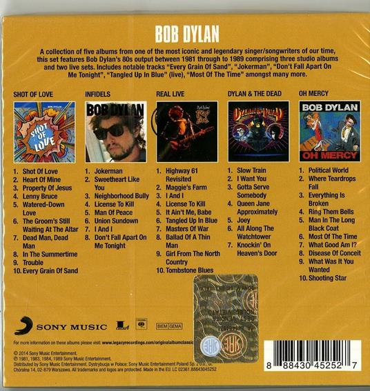 Original Album Classics - CD Audio di Bob Dylan - 2