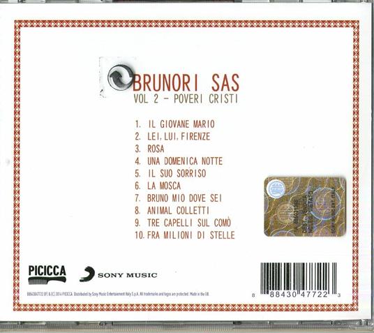 Vol.2. Poveri cristi - CD Audio di Brunori Sas - 2