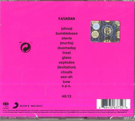 48.13 - CD Audio di Kasabian - 2