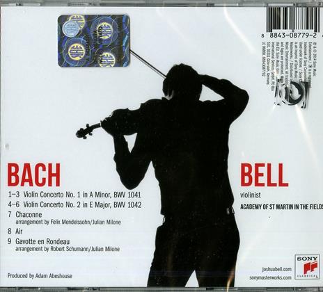 Concerti per violino e orchestra - CD Audio di Johann Sebastian Bach,Joshua Bell,Academy of St. Martin in the Fields - 2