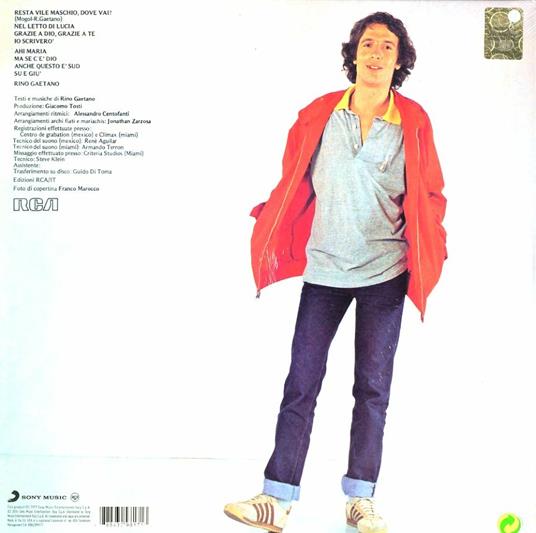 Resta vile maschio dove vai - Vinile LP di Rino Gaetano - 2