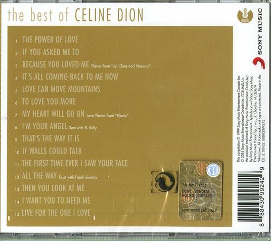 The Best of - CD Audio di Céline Dion - 2
