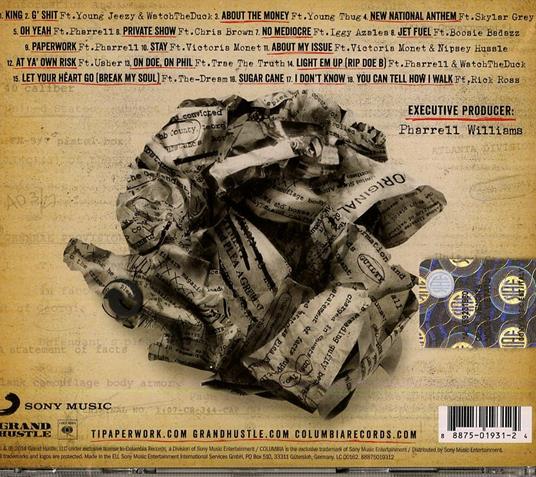 Paperwork (Deluxe Edition) - CD Audio di T.I. - 2