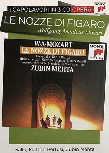 Le Nozze di Figaro. I Capolavori - CD Audio di Wolfgang Amadeus Mozart