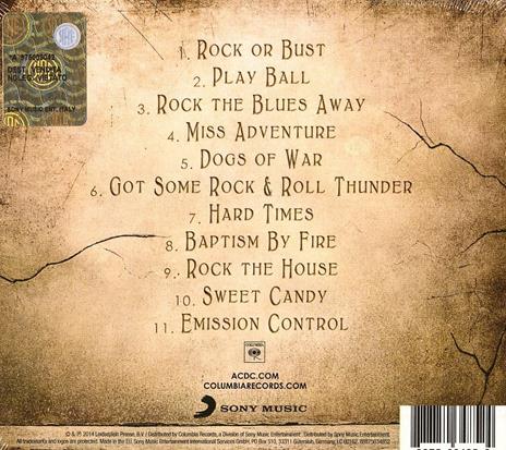 Rock or Bust - CD Audio di AC/DC - 2