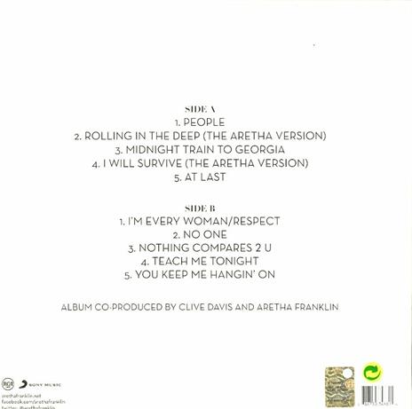 Sings the Greatest Diva Classics - Vinile LP di Aretha Franklin - 2