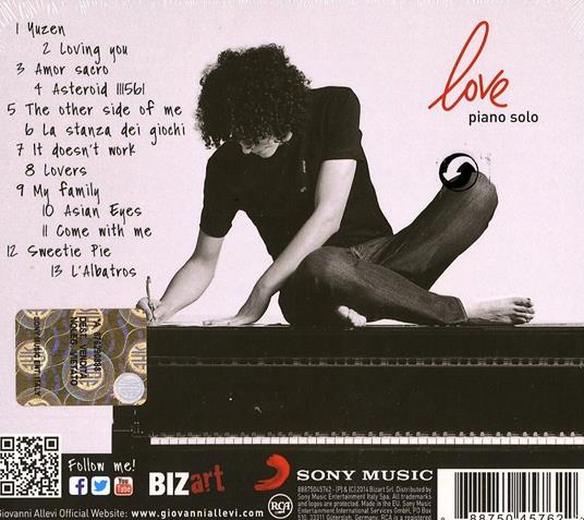 Love - CD Audio di Giovanni Allevi - 2