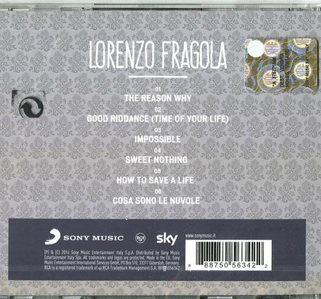 Lorenzo Fragola Ep (X Factor 2014) - CD Audio di Lorenzo Fragola - 2