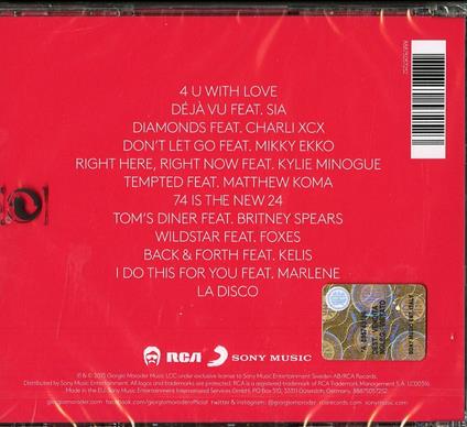 Dejà vù - CD Audio di Giorgio Moroder