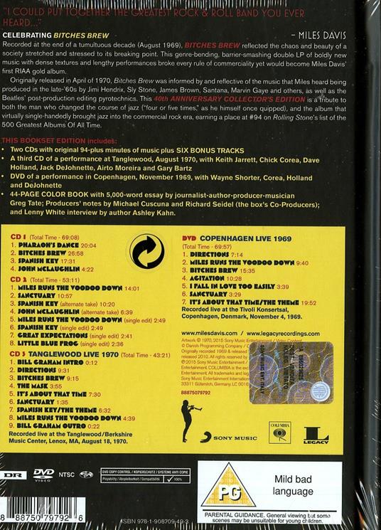 Bitches Brew (40th Anniversary Collector's Edition) - CD Audio + DVD di Miles Davis - 2