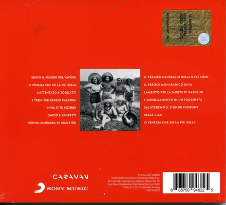 Il fischio del vapore - CD Audio di Francesco De Gregori,Giovanna Marini - 2