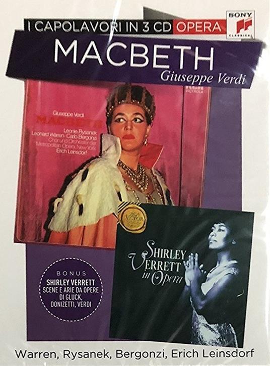 Macbeth. I Capolavori in 3 cd - CD Audio di Giuseppe Verdi