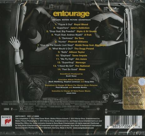 Entourage (Colonna sonora) (original Motion Picture Soundtrack) - CD Audio - 2