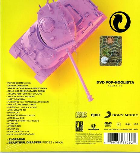Pop-Hoolista (Cosodipinto Edition) - CD Audio + DVD di Fedez - 2
