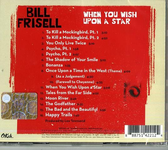 When You Wish Upon a Star - CD Audio di Bill Frisell - 2