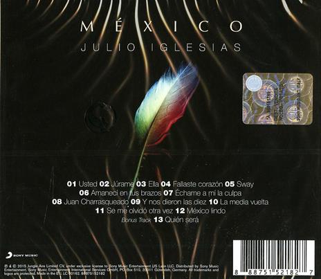 Mexico - CD Audio di Julio Iglesias - 2