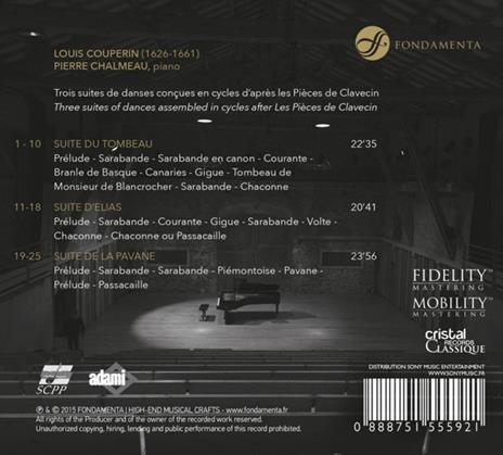 Couperin - CD Audio di Louis Couperin,Pierre Chalmeau - 2