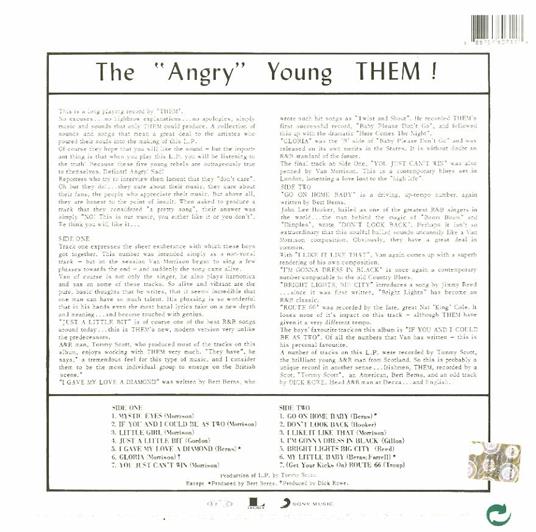 The Angry Young Them! - Vinile LP di Them - 2