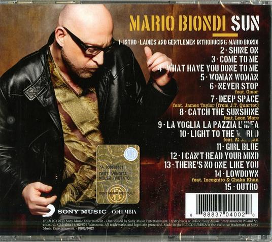 Sun - CD Audio di Mario Biondi - 2