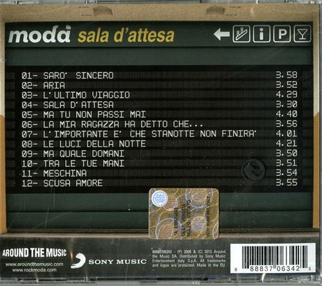 Sala d'attesa - CD Audio di Modà - 2