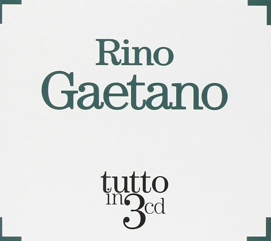 Tutto in 3 cd - CD Audio di Rino Gaetano