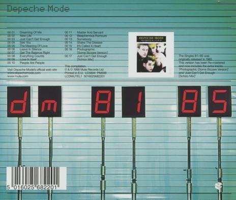 The Singles 81-85 - CD Audio di Depeche Mode - 2