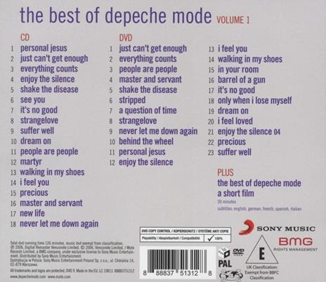 The Best of Depeche Mode. Vol.1 - CD Audio di Depeche Mode - 2