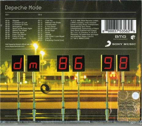 The Singles 86-98 - CD Audio di Depeche Mode - 3