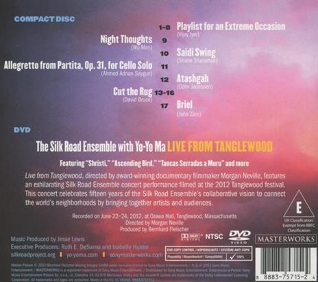 A Playlist Without Borders (Deluxe Edition) - CD Audio + DVD di Yo-Yo Ma,Silk Road Ensemble - 2