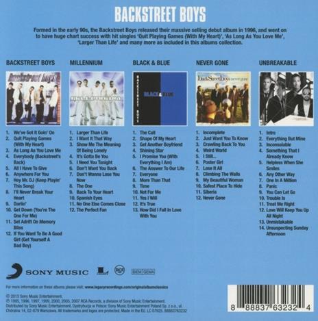 Original Album Classics - CD Audio di Backstreet Boys - 2