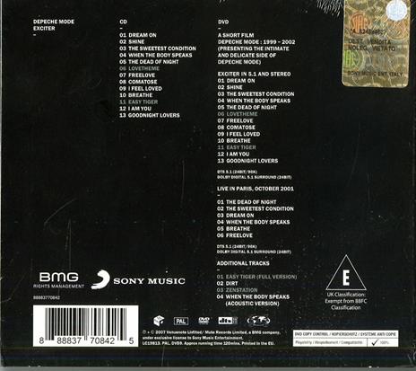 Exciter - CD Audio + DVD di Depeche Mode - 2