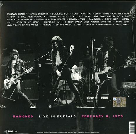 Live in Buffalo, February 8 1979 - Vinile LP di Ramones - 2
