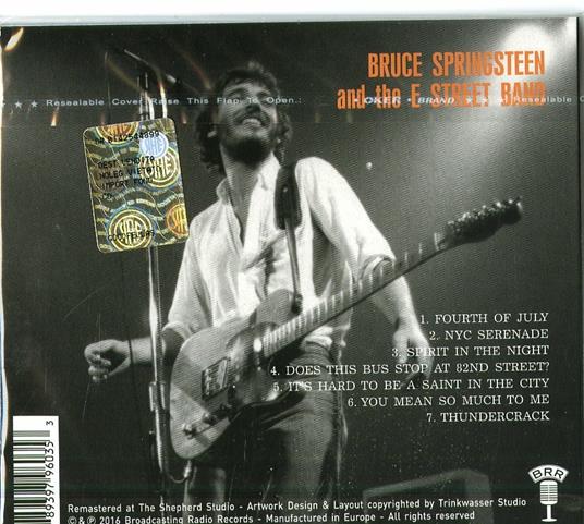 Live at my Father's Place in Roslyn 31-07-1973 - CD Audio di Bruce Springsteen - 2