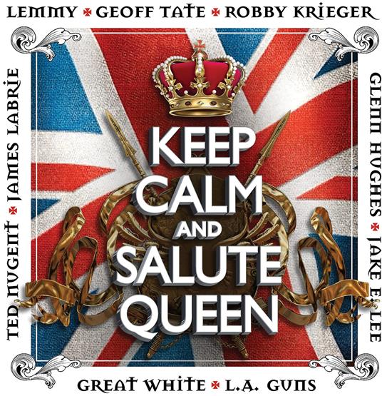 Keep Calm And Salute Queen (Red-White Edition) - Vinile LP