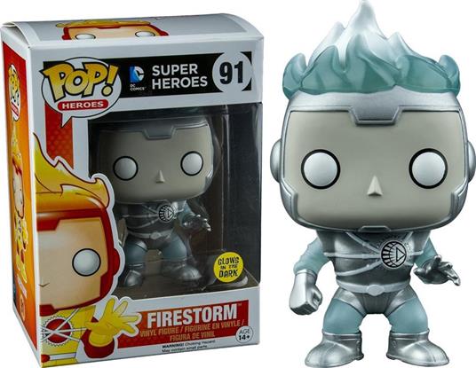 Funko POP! DC Universe. White Lantern Firestorm Glow-In-The-Dark - 5