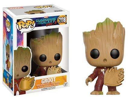 Funko POP! Marvel. Guardians of the Galaxy vol. 2 Young Groot with Shield - 5