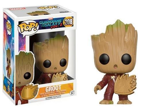 Funko POP! Marvel. Guardians of the Galaxy vol. 2 Young Groot with Shield - 5