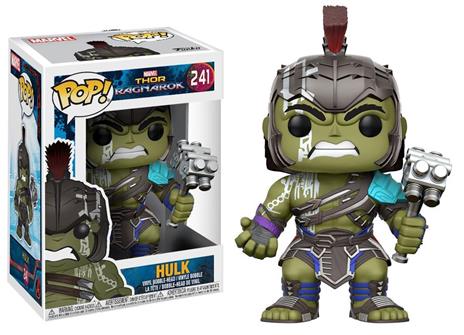 Funko POP! Marvel Thor Ragnarok The Movie. Hulk Gladiator Bobble-Head - 7